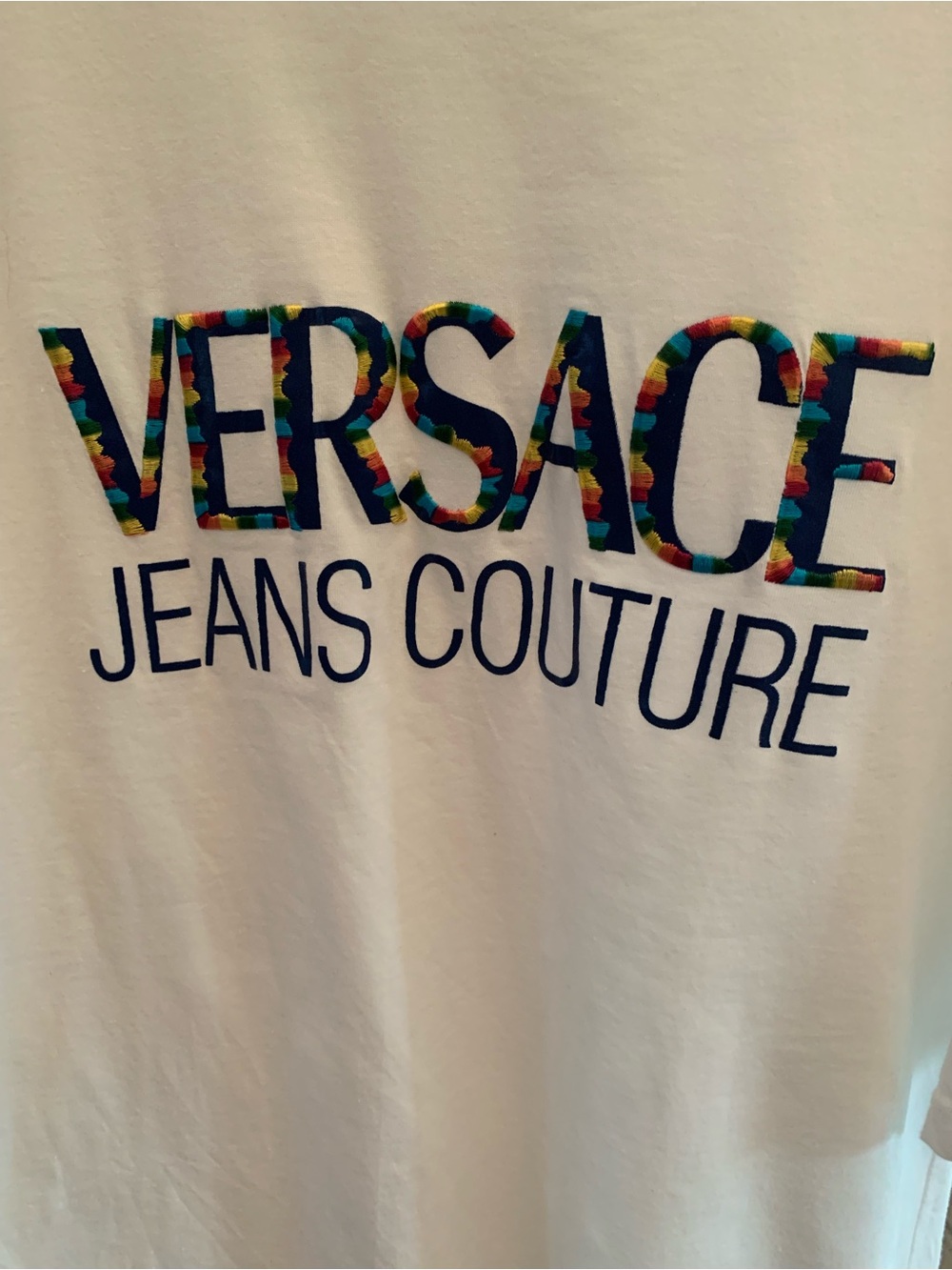 Versace Jeans Couture Vtg 1 owner, embroidered, washed but NEVER WORN! Feels new